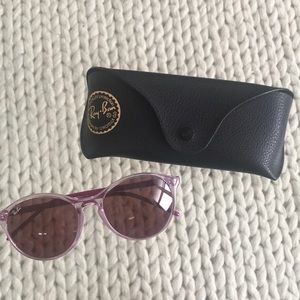 Ray-Ban pink sunglasses